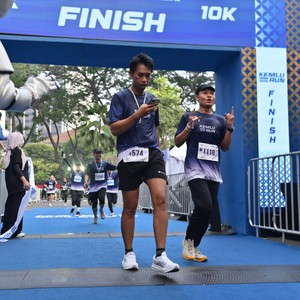 Race photo from KEMLU RUN 2026
