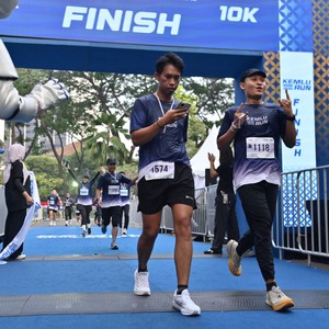 Race photo from KEMLU RUN 2026