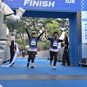 Race photo from KEMLU RUN 2026