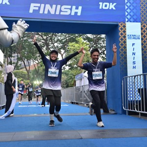 Race photo from KEMLU RUN 2026