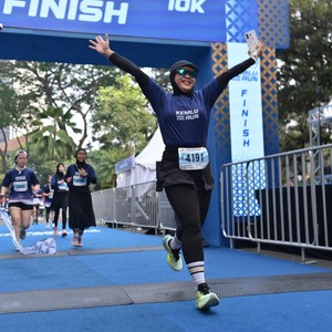 Race photo from KEMLU RUN 2026