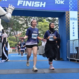 Race photo from KEMLU RUN 2026