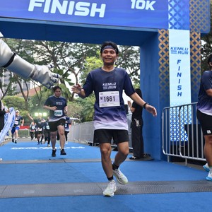 Race photo from KEMLU RUN 2026