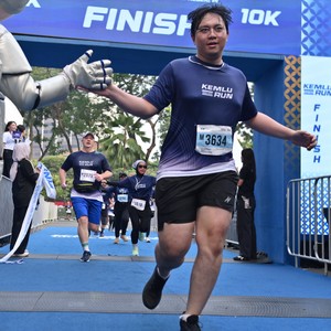 Race photo from KEMLU RUN 2026