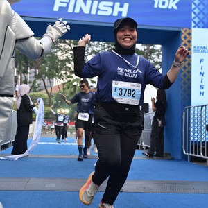 Race photo from KEMLU RUN 2026