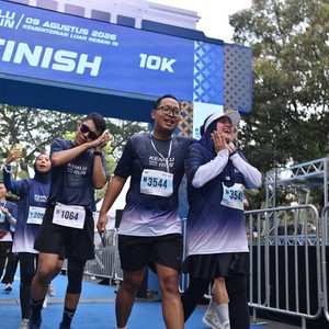 Race photo from KEMLU RUN 2026