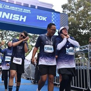 Race photo from KEMLU RUN 2026