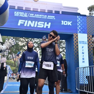 Race photo from KEMLU RUN 2026