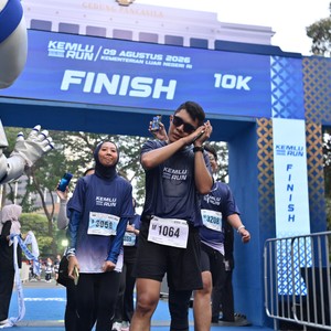 Race photo from KEMLU RUN 2026