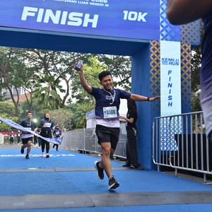 Race photo from KEMLU RUN 2026