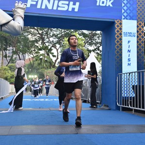 Race photo from KEMLU RUN 2026