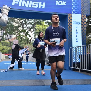 Race photo from KEMLU RUN 2026