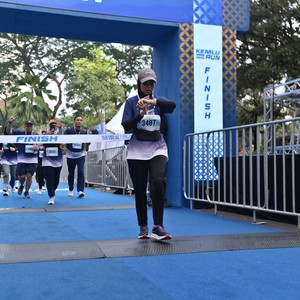 Race photo from KEMLU RUN 2026