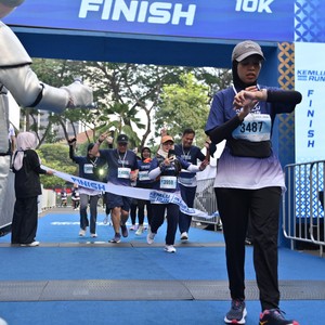 Race photo from KEMLU RUN 2026