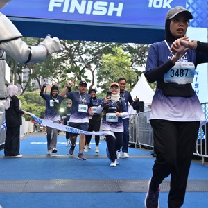 Race photo from KEMLU RUN 2026