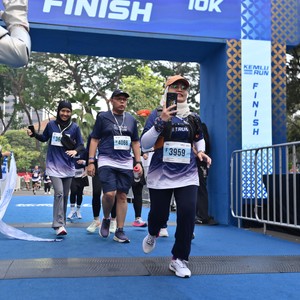 Race photo from KEMLU RUN 2026