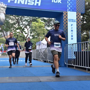 Race photo from KEMLU RUN 2026