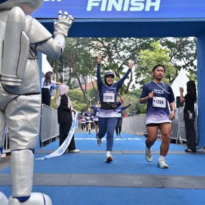 Race photo from KEMLU RUN 2026