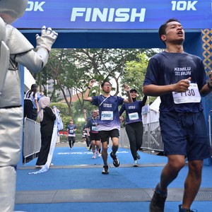 Race photo from KEMLU RUN 2026
