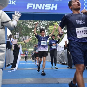 Race photo from KEMLU RUN 2026