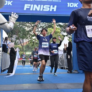 Race photo from KEMLU RUN 2026