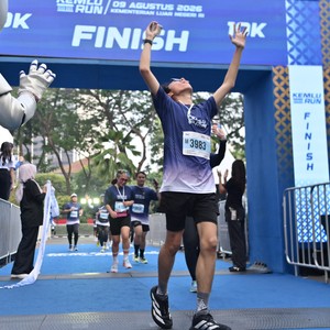 Race photo from KEMLU RUN 2026
