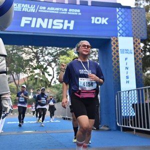 Race photo from KEMLU RUN 2026