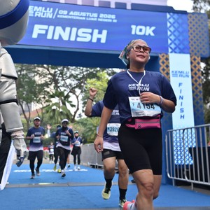 Race photo from KEMLU RUN 2026