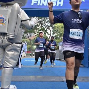 Race photo from KEMLU RUN 2026