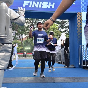 Race photo from KEMLU RUN 2026