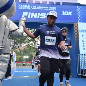 Race photo from KEMLU RUN 2026