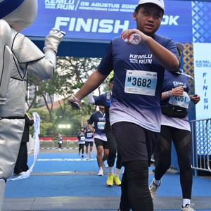 Race photo from KEMLU RUN 2026