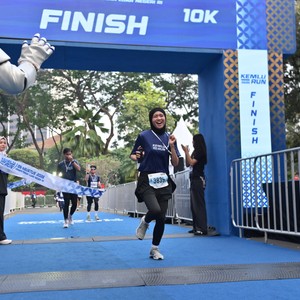 Race photo from KEMLU RUN 2026