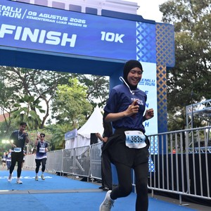 Race photo from KEMLU RUN 2026