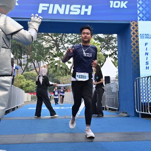 Race photo from KEMLU RUN 2026