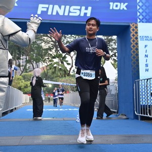 Race photo from KEMLU RUN 2026