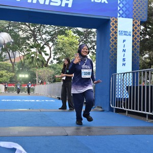 Race photo from KEMLU RUN 2026
