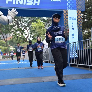Race photo from KEMLU RUN 2026