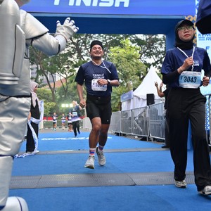 Race photo from KEMLU RUN 2026