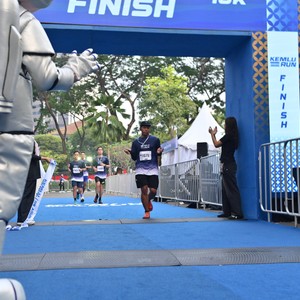 Race photo from KEMLU RUN 2026
