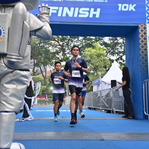 Race photo from KEMLU RUN 2026