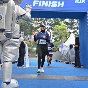 Race photo from KEMLU RUN 2026