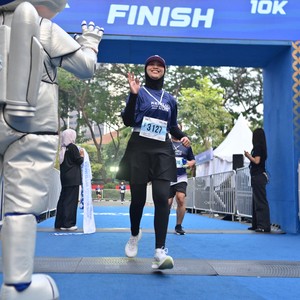 Race photo from KEMLU RUN 2026