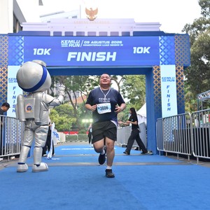 Race photo from KEMLU RUN 2026