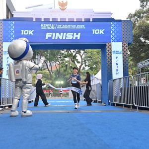 Race photo from KEMLU RUN 2026