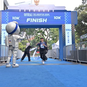 Race photo from KEMLU RUN 2026