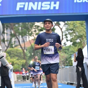 Race photo from KEMLU RUN 2026