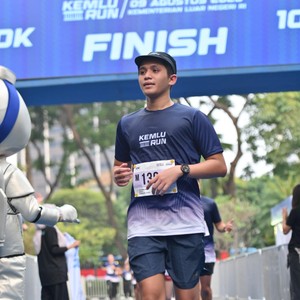 Race photo from KEMLU RUN 2026