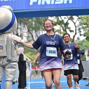 Race photo from KEMLU RUN 2026