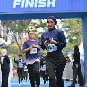 Race photo from KEMLU RUN 2026